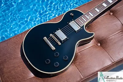 2001 Epiphone By Gibson Les Paul Custom - '50's Neck -  Black Beauty  • $1750