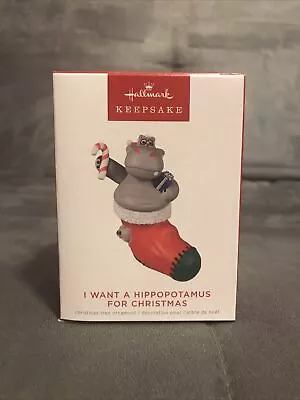 Hallmark 2022 I Want A Hippopotamus For Christmas Ornament • $14.49