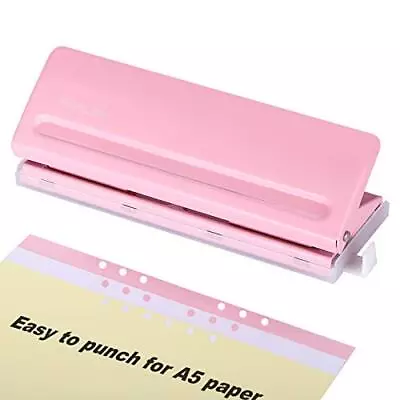 Adjustable 6 Hole Punch Metal Six Hole Puncher For Planners And 6-Ring Binder... • $24.11