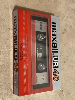 Maxell UR 46 Position IEC TYPE I Norm.Blank Recordable Aud.Cassette Tape Sealed • $2.99