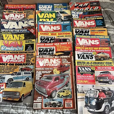 Vintage Van & Truck Magazine 70s Lot Of 19 - 1978-1979 Van World / Van Power • $129.99