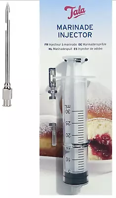 Meat Injector Flavour Marinade Syringe Tenderiser 30ml With 1 Needle FREE P&P • £5.95