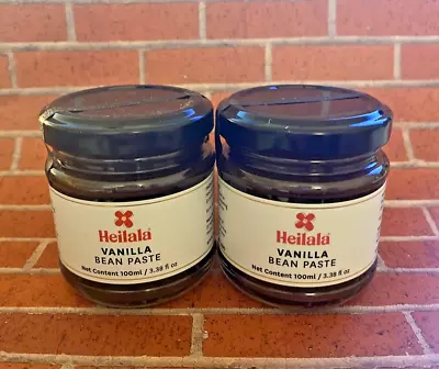 Vanilla Bean Paste By Heilala Made In New Zealand -2 Jars 3.38oz/Jar • $37.99