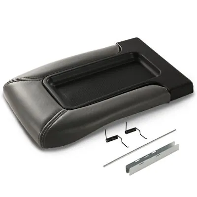 Center Console Lid Armrest Dark Gray Fit For 99-07 Avalanche Silverado Sierra • $23