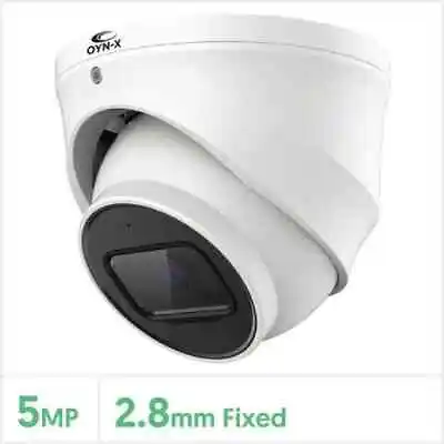 Qvis EAGLE-IPC-5-TUR-FW 5MP Lite Network Fixed Lens Turret Camera (White) • £84.50
