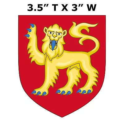 Duchy Of Aquitaine Medieval Coat Of Arms Car Truck Window Bumper Sticker Decal • $2.99