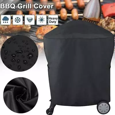 BBQ Grill Cover For Weber Q200 Charcoal Kettle Waterproof Cover Round Grill • $22.64