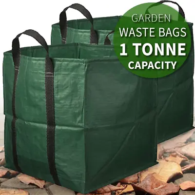 150L Heavy Duty Large Garden Waste Bag Sack Refuse Rubbish Grass Weed PAIR • £12.96