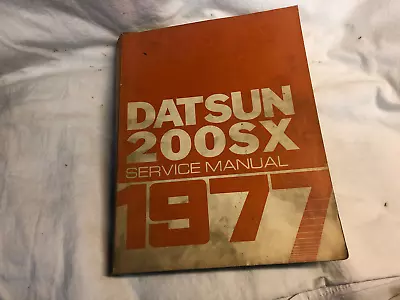 1977 Datsun 200SX L20B Dogleg 5speed 510 Factory Shop Manual (FSM) NICE! USED • $20