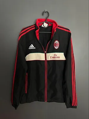 Ac Milan 2012/2013 Training Football Jacket Adidas Shirt Jersey Size S Adult • £65.99