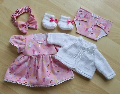 £11.99 • Buy My First Baby Annabell/14 Inch Doll 5 Piece Pink Unicorn Dress Set (81)