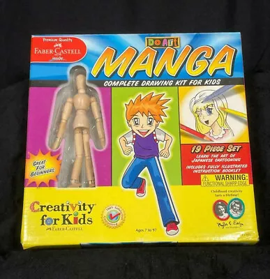 Faber Castell Japanese Manga Complete Drawing Kit With Project Book NIB • $15