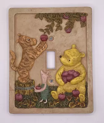 Disney  Classic Winnie The Pooh Tigger Ceramic Light Switch Plate Cover • $16