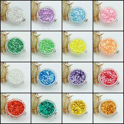 Chunky Hexagon Glitter Face Body Eye Nail Art Tattoo Festival Dance Cosmetic • £2.55