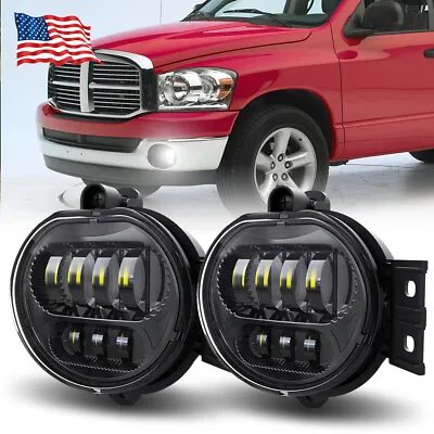 LED Fog Lights For Dodge Ram 1500 02-08 / Ram 2500 3500 03-09 Pickup Plug N Play • $53.99