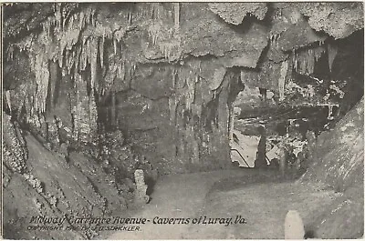 $0.99 • Buy Luray VA -- Midway Entrance Avenue -- Luray Caverns -- 1911 Luray VA Postmark