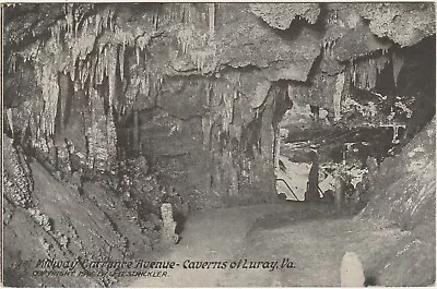 $0.99 • Buy Luray VA -- Midway Entrance Avenue -- Luray Caverns -- 1911 Luray VA Postmark