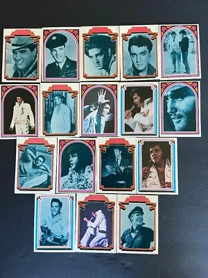 Vintage 1978 Boxcar Enterprises ELVIS PRESLEY Trading Cards Lot Of 17 • $9.99