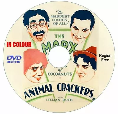 Animal Crackers The Marx Brothers In Colour. • £7.99