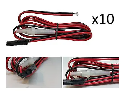 Lot Of 10 Workman CB-3A CBHAM RADIO 3 PIN POWER CORD COBRA GALAXY UNIDEN • $74.99