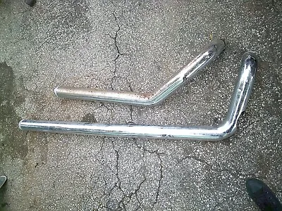 2007 Honda VTX 1300 Aftermarket Exhaust And Mount Emissions Hard Krome • $350