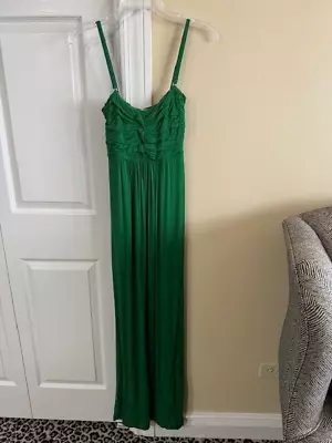 Soma Emerald Green Soft Knit Maxi Sun Dress W Removable Straps Size X-small • $30