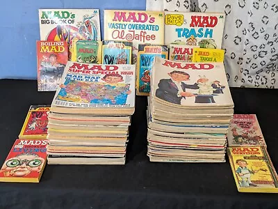 *Vintage Mad Magazine Lot (100+ Items) 70's-80's In Amazing Condition. Must See* • $395