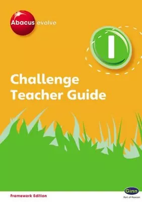 Abacus Evolve Challenge Year 1 Teachers Guide... By Moseley Cherri Spiral Bound • £3.49