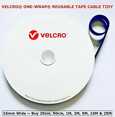 £2.45 • Buy 16mm VELCRO BRAND HOOK AND LOOP ONE WRAP DOUBLE SIDED STRAPPING Velcro®
