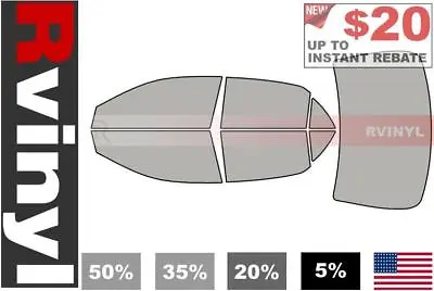 Rtint Precut Window Tint Kit For Toyota Corolla 2009-2013 Tinting Films • $22.99