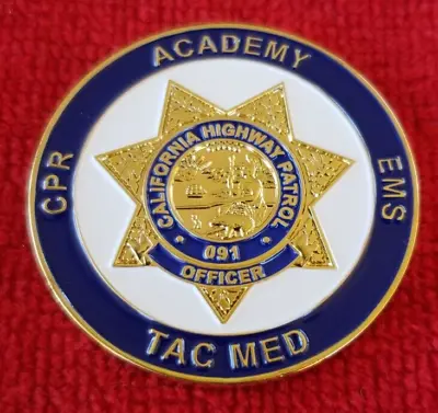 California Highway Patrol Academy Ems Challenge Coin Chp  (police Lapd Fbi • $17.50