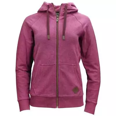 Eddie Bauer Bonfire Full Zip Hoodie Womens Purple Casual Outerwear 183-591 • $17.99