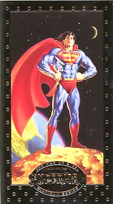 Superman Man Of Steel Platinum Series Foil Promo Card SP1 Skybox 1994 Near Mint • $5