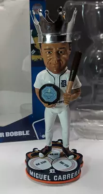 MLB Detroit Tigers Miguel Cabrera Triple Crown Bobble Head Bobbleheads Forever • $425