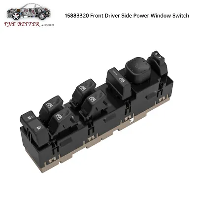 15883320 Front Driver Left Side Power Window Switch For 03-07 Chevy Cadillac GMC • $85.29