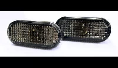 VW Golf Jetta MK4 4 Passat B5 B5.5 Smoke Black Side Marker Lights Turn Signals - • $12.95