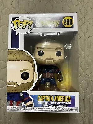 Funko Pop Marvel Avengers Infinity War Bearded Captain America 288 • £10.99