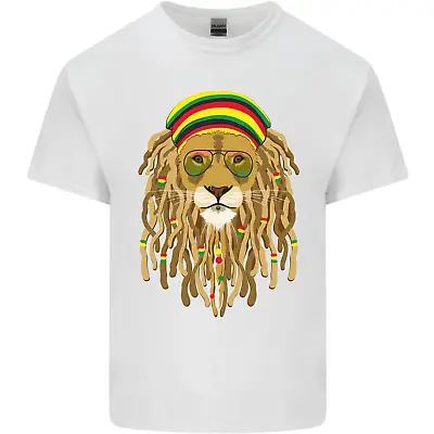Dreadlock Rasta Lion Jamaica Jamaican Mens Cotton T-Shirt Tee Top • £7.99