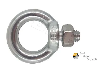 (2) 304 Stainless Steel Lifting Eye Bolt M8 With Nut 1200102 • $9.92