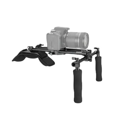 CAMVATE Handheld Camera Shoulder Mount Rig With Sliding Base Plate Handgrip • £43.19