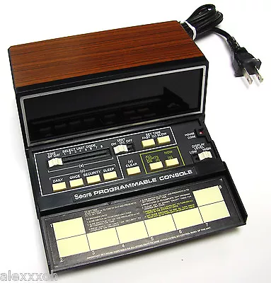 Vintage Rare - Sears X10 Programmable Home Automation Console & Clock • $84.95