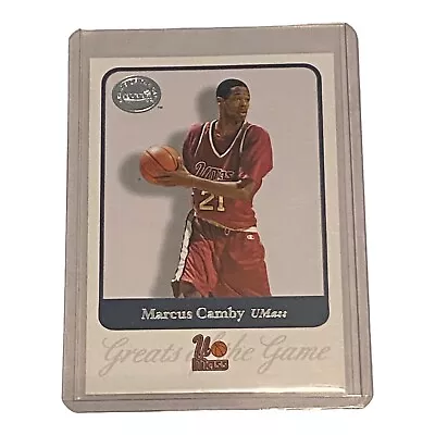 2001 Fleer MARCUS CAMBY UMASS Greats Of The Game Basketball Card #84 • $1