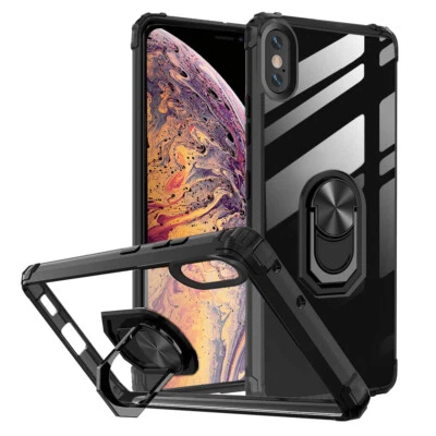 $8.95 • Buy For IPhone SE 11 12 Pro XS MAX 8 7 6 6s Plus 5 Shockproof Magnet Ring Case Cover