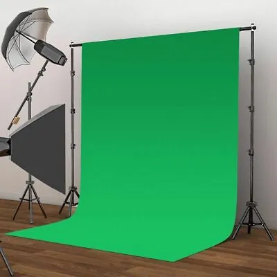 10*10FT Chromakey Green Screen Muslin Backdrop For Studio Lighting Kit   • $9.39