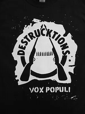 Destrucktions Vox Populi Shirt Mob 47 Kaaos Cadgers Riistetyt (READ MESSAGE) • $12.99