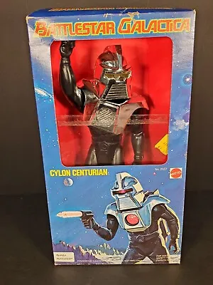 Battlestar Galactica Cylon Centurian Figure 1978 W/ Box Complete Mattel • $300.99