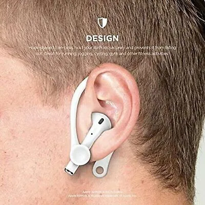 $10.98 • Buy 🤗For Apple AirPods Pro/2nd Anti Slip Rubber Ear Hooks Holder Earphone Cover
