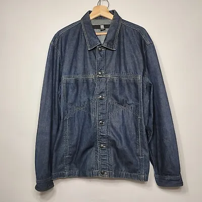 Marithe Francois Girbaud Vintage Mens Jacket Blue Denim Size XL • $44.99
