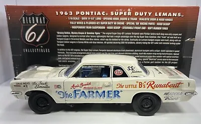 Highway 61 1/18 Scale 1963 Pontiac Super Duty Lemans”Pro-Street Drag” • $129.99