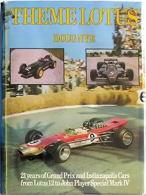 £44.99 • Buy Theme Lotus - Doug Nye Isbn:0900549408 Car Book